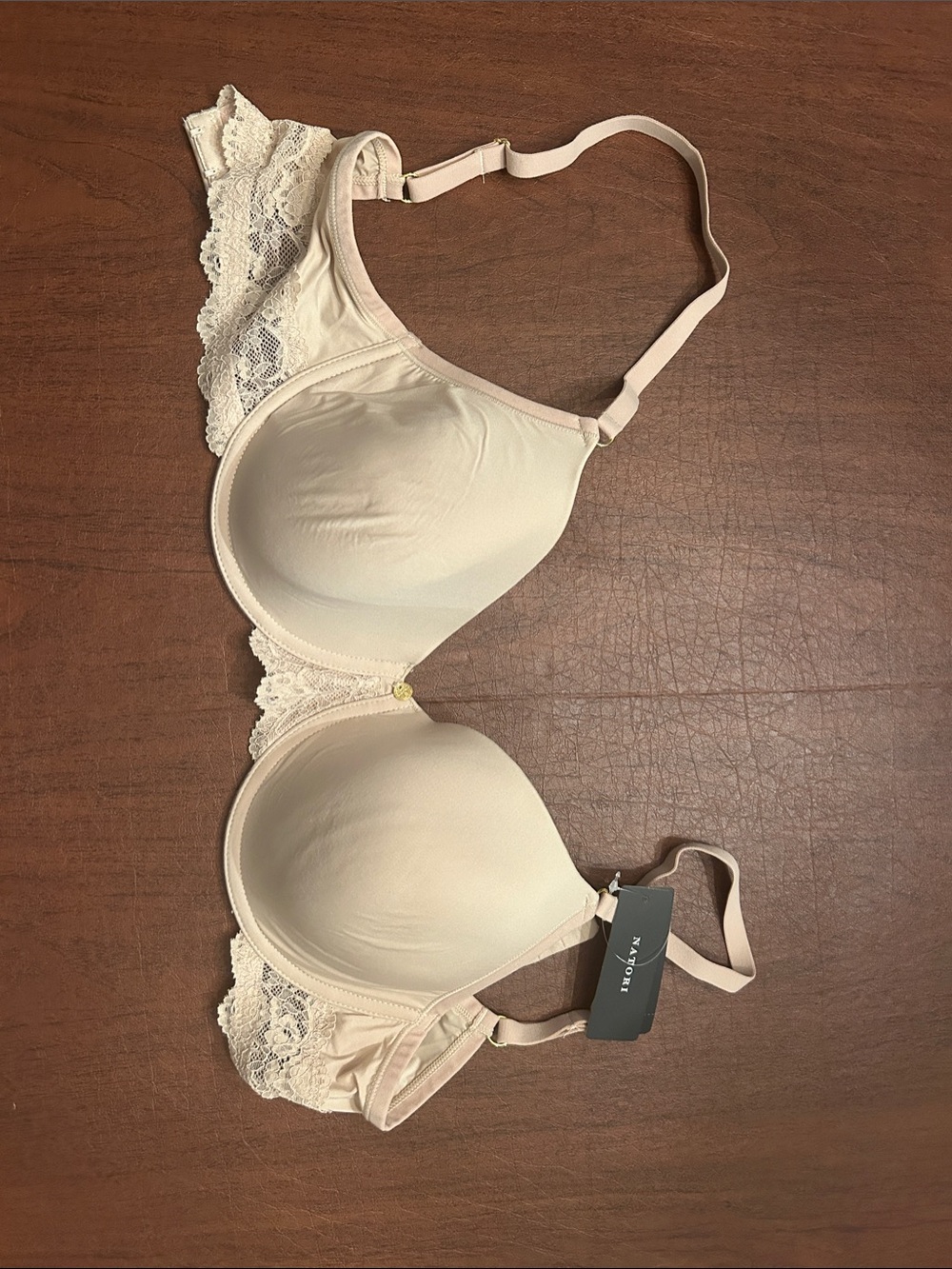 Women’s Natori Lace Trim T-Shirt Bra - Cream 34D